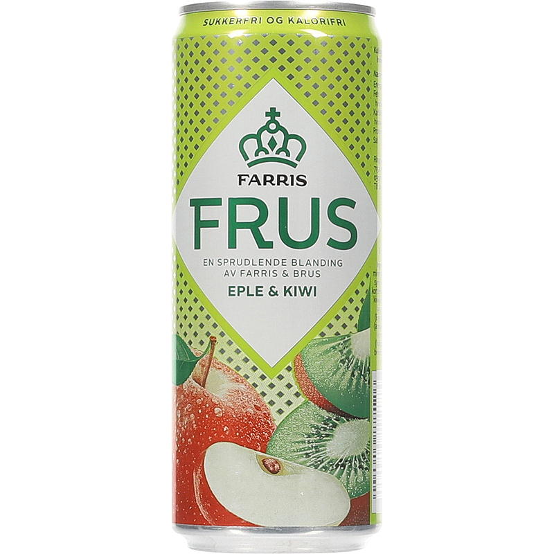 Farris Farris Frus 0,33 l boks sleek eple/kiwi