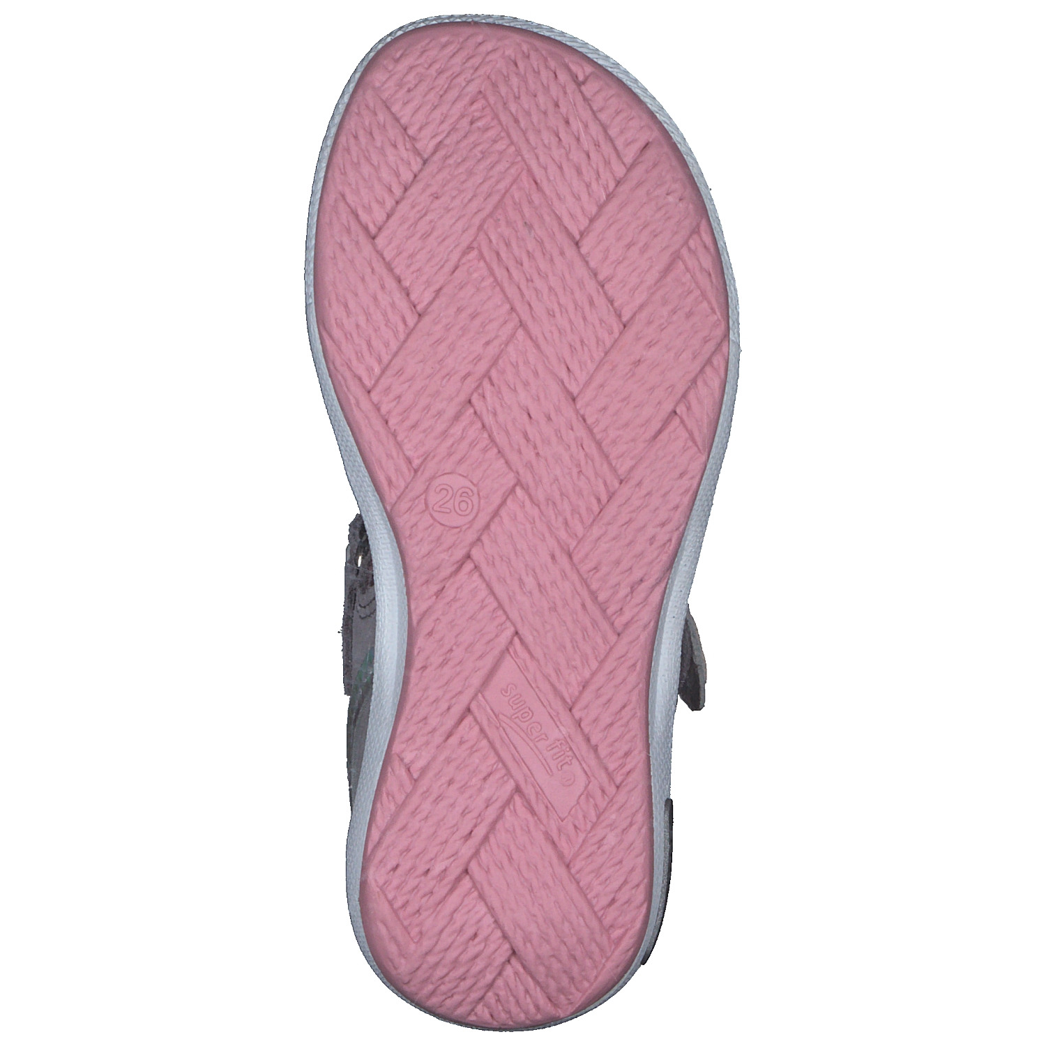 Superfit EMILY 06133, Sandalen (Kinder), Kinder, HELLGRAU/ROSA