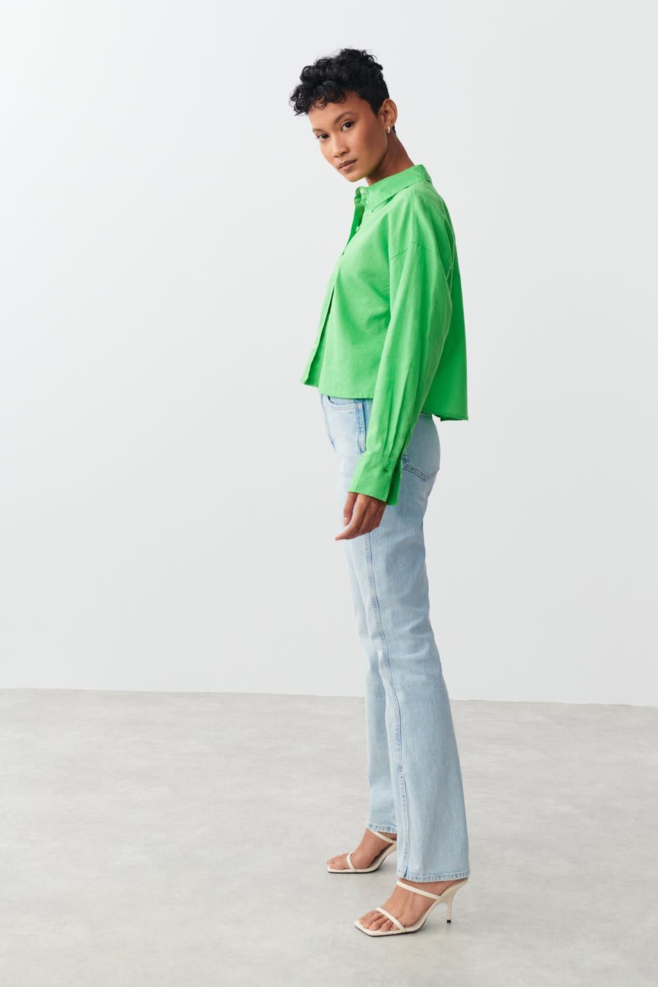 Magda linen blend shirt