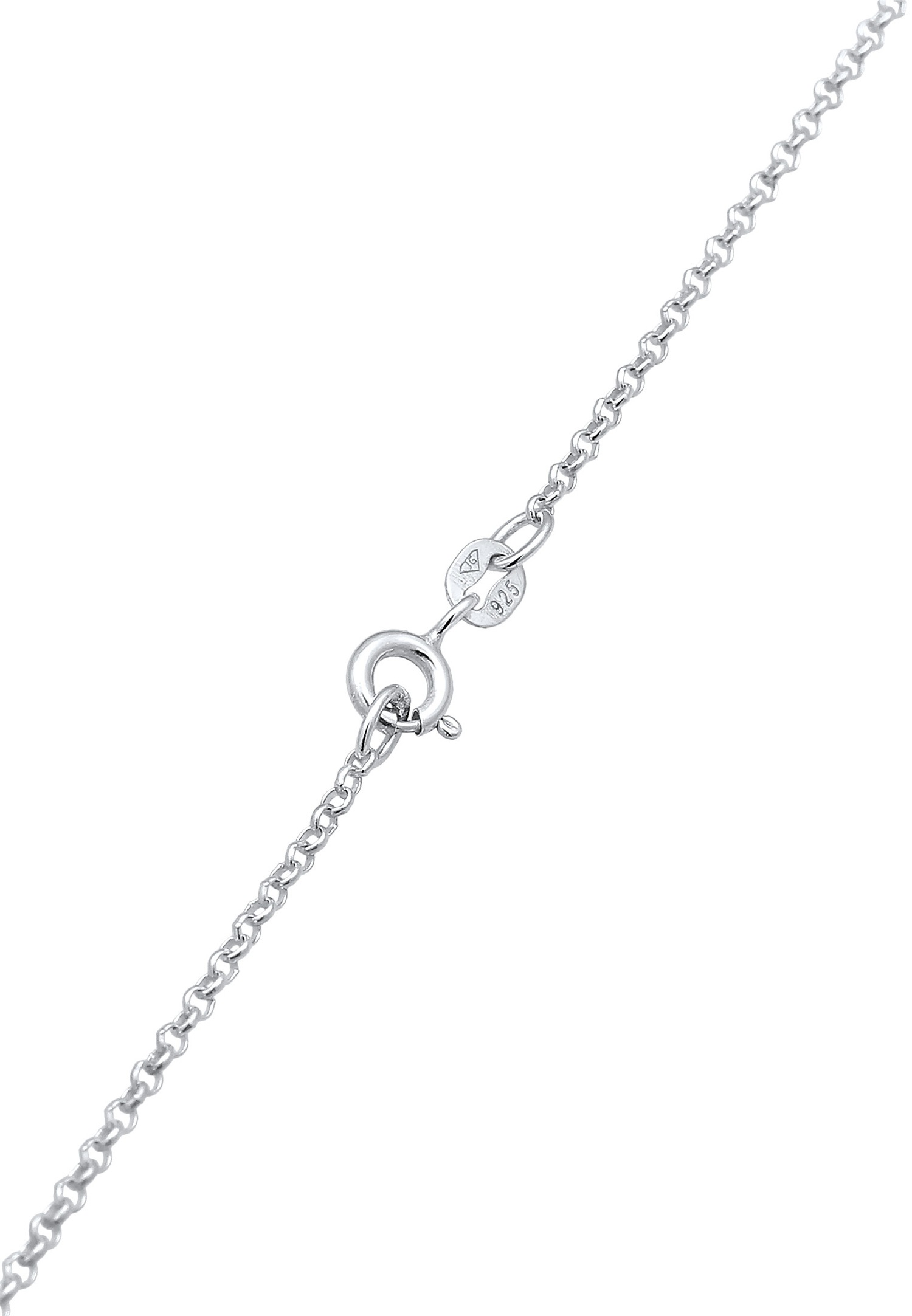 Elli női Y-láncos pasziánsz végtelen medál kristállyal 925 sterling ezüstből