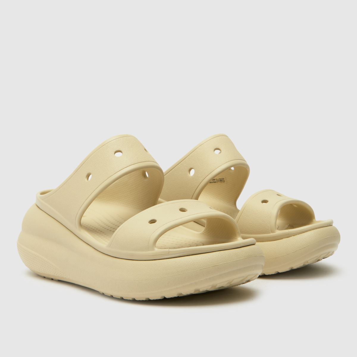 Crocs Crush szandál kő színben