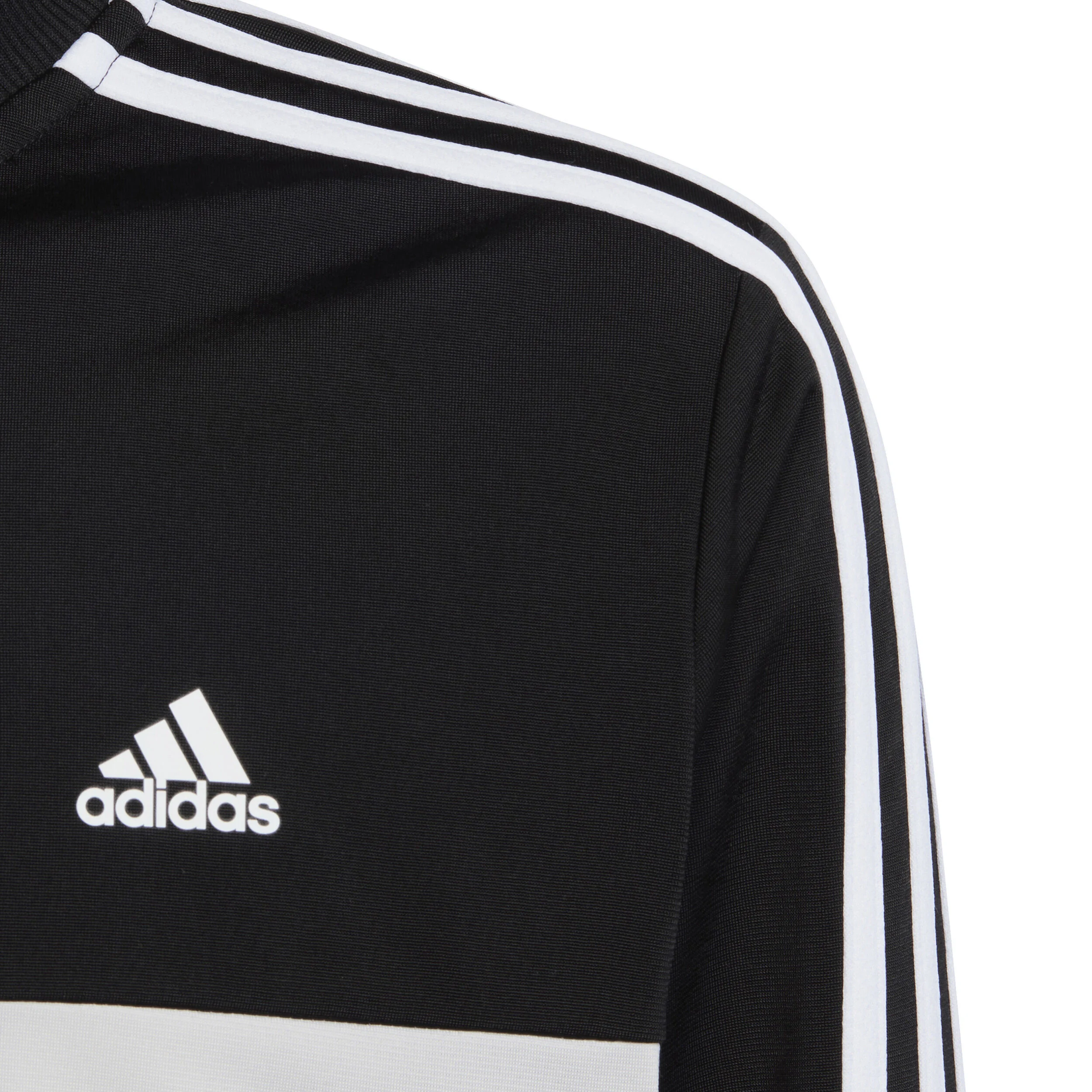 Essentials 3-Stripes Tiberio Trainingsanzug Jungen - Schwarz, Grau