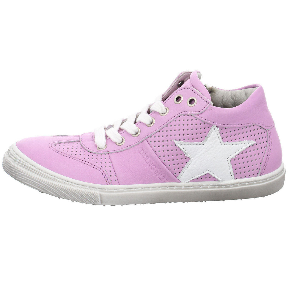Mädchen Stiefel Schuhe Berno Sneaker Kinderschuhe Aufnäher Glattleder gemustert Halbschuhe