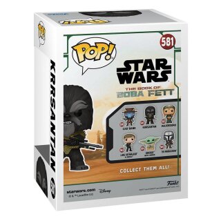 Funko POP! Star Wars The Book of Boba Fett TV Vinyl Figur Krrsantan 9 cm