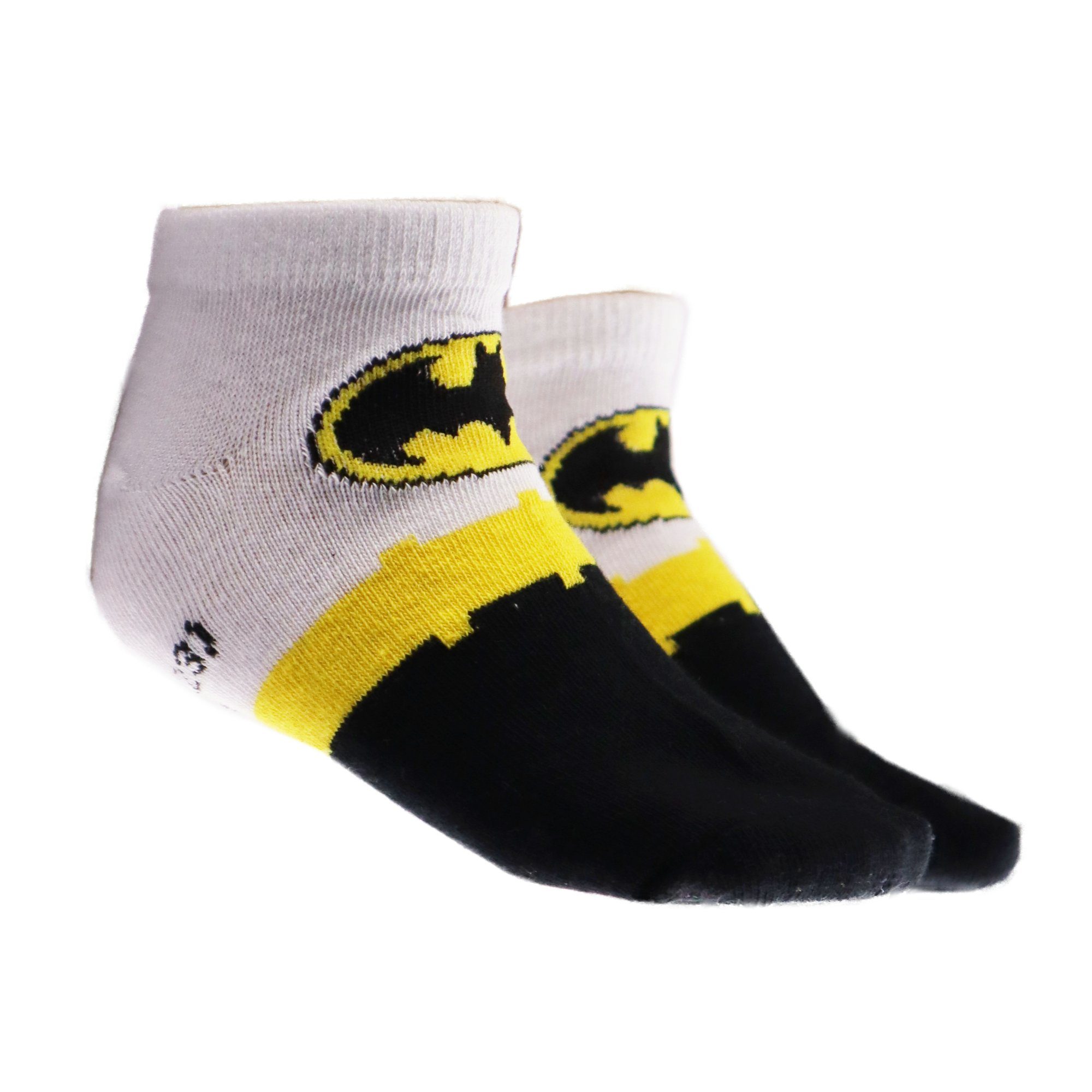 DC Comics Kurzsocken Batman Jungen Kinder Socken 2-er Pack Gr. 23 bis 34