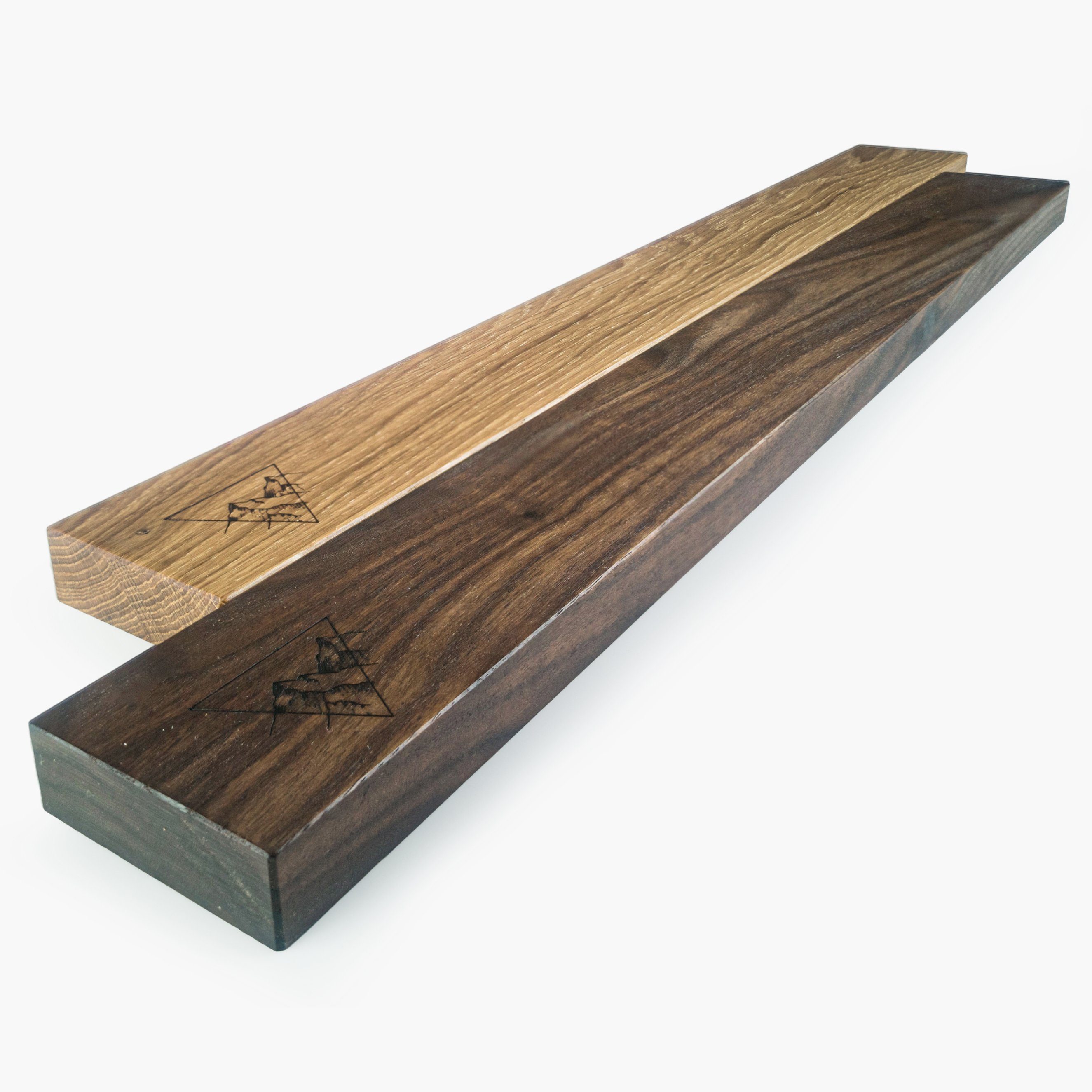 hannes.design Wand-Magnet Messerhalter magnetische Messerleiste aus Holz, deutsches Holz, magnetisch, bohren oder kleben, extrem starke Magneten