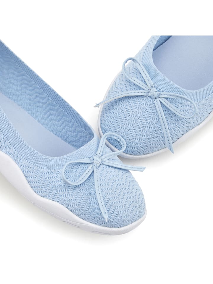 LASCANA Sneaker Ballerinas in hellblau günstig kaufen