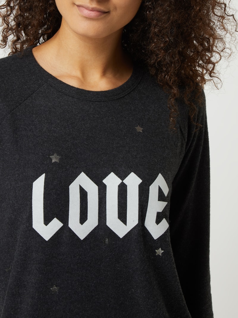 Pullover mit Stretch-Anteil in graphit