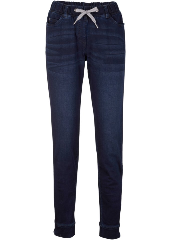 Schlupfhose in Denim-Optik