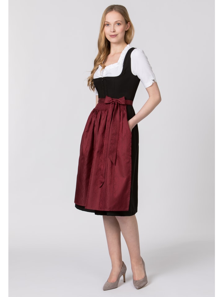 Stockerpoint Stockerpoint Dirndlschürze Corinna in dunkelrot günstig kaufen