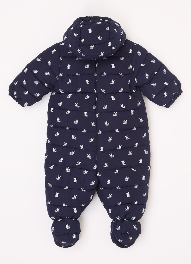Benetton  Gewatteerd babypak met logoprint