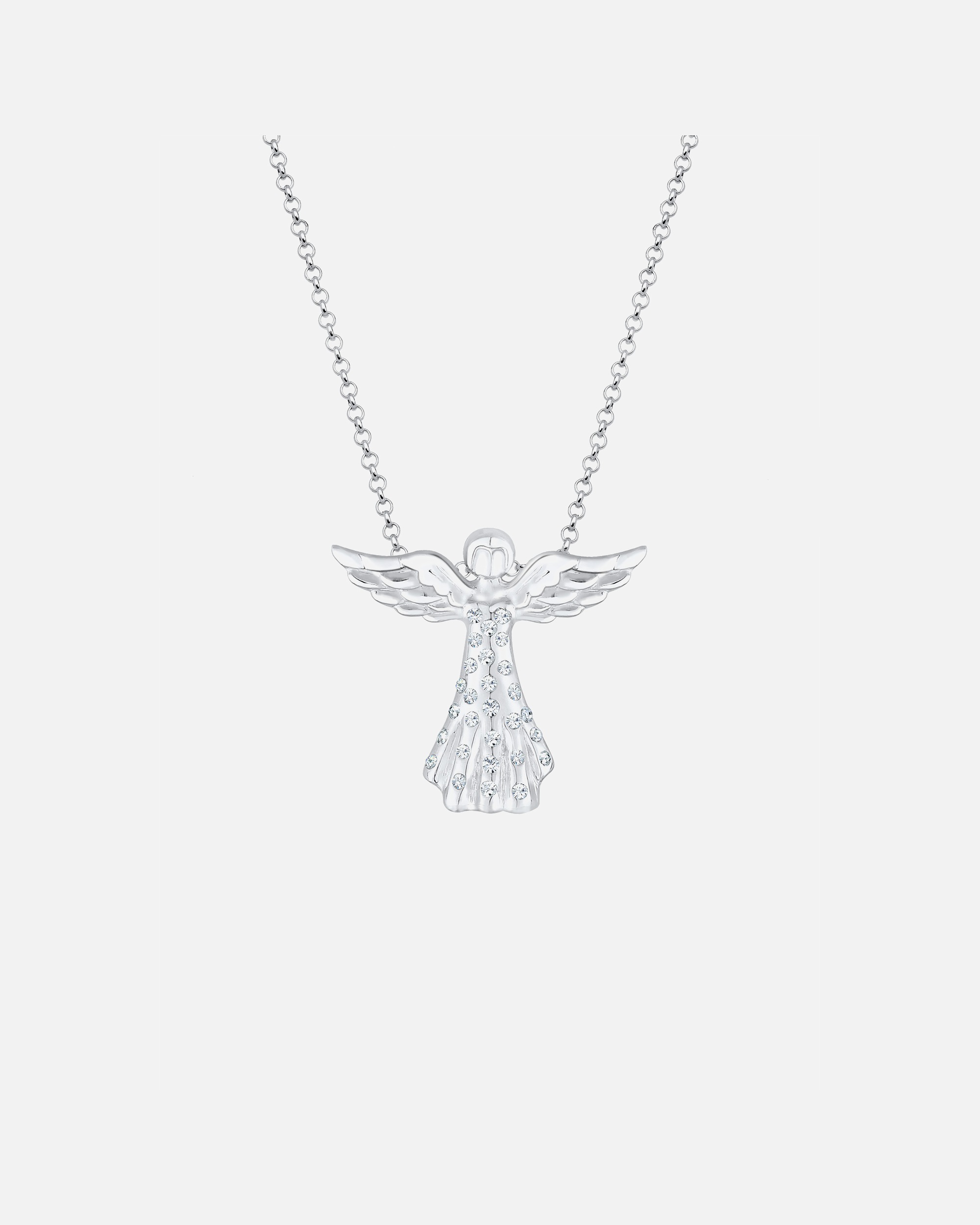 Ženski obesek Elli Angel iz srebra 925 s kristali