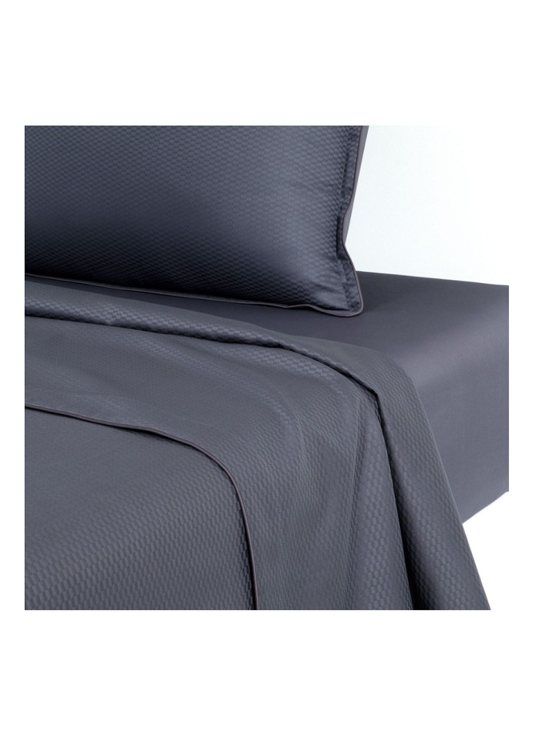 Cearșaf cu elastic HUGO BOSS Loft din satin de bumbac cu 300 de fire