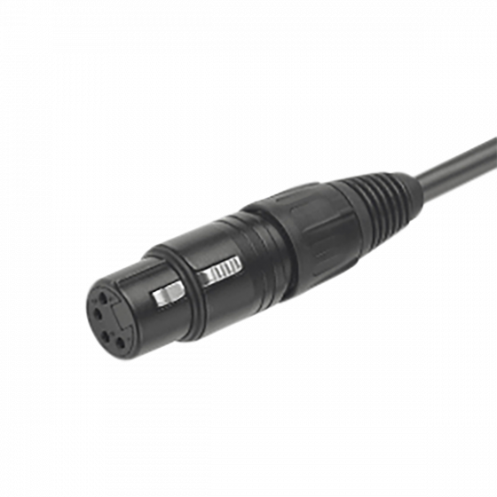 K 190.28 - 1.5 m Anschlusskabel mit 4-pol XLR-Buchse