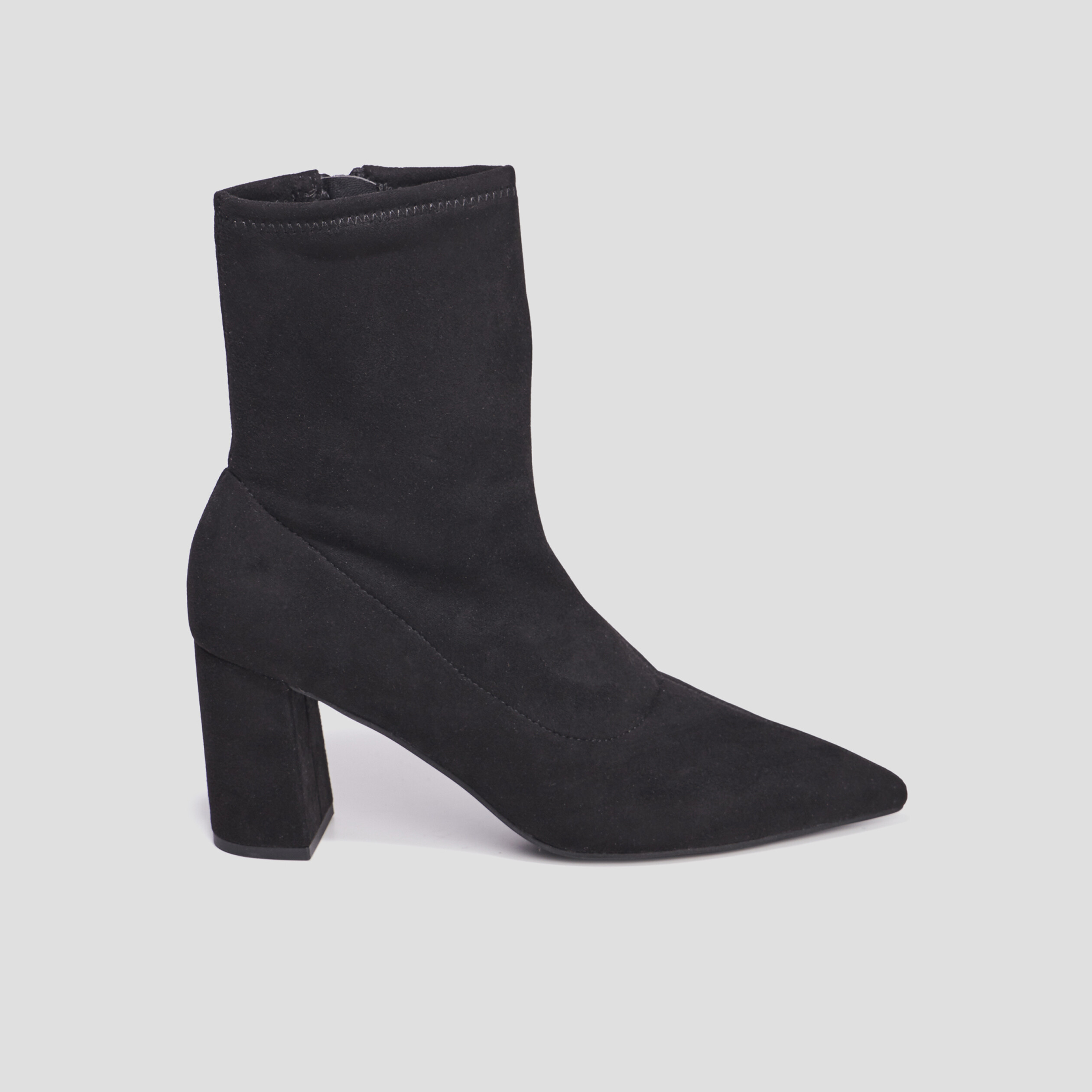 Bottines à talons bouts pointus noir femme | La Halle