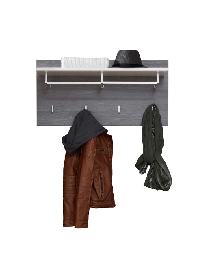 ebuy24 Garderobe Paneel LineGD Weiß 80 x 28 cm günstig kaufen onesize