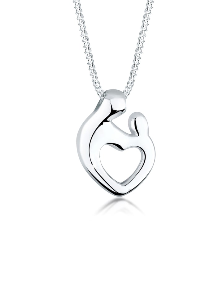 Elli Halskette 925 Sterling Silber Herz in Silber günstig kaufen
