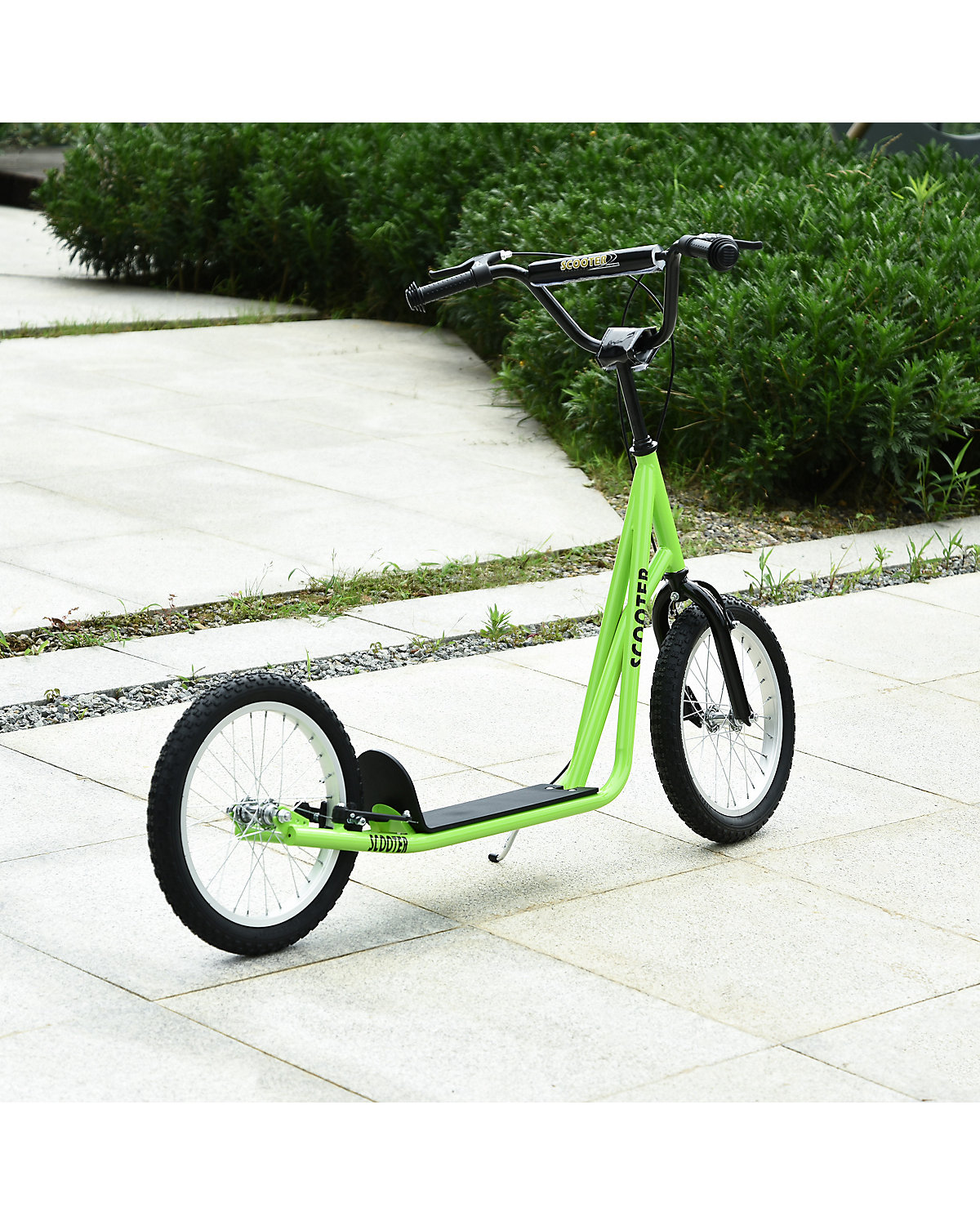 Kinderscooter mit Handbremse