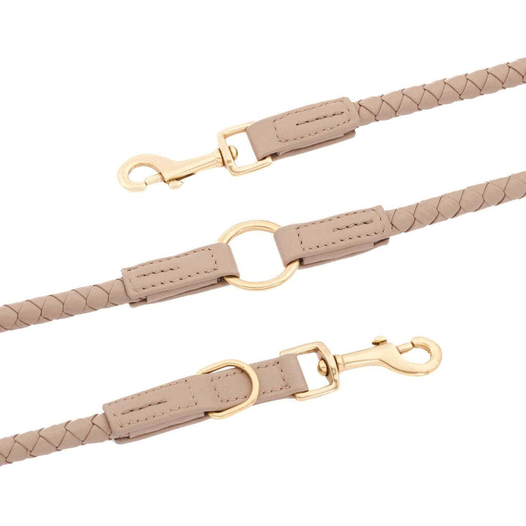 William Walker Hundeleinen William Walker Hundeleine 3-fach verstellbar Twisted Sand XXS-XS