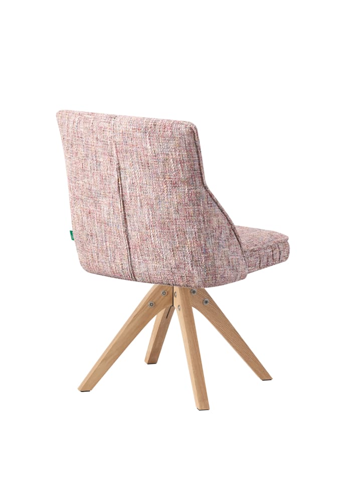 DUBI Möbel 2er-Set: Drehstuhl TALINA in Rosa - (B)49 x (H)84 x  (T)62 cm günstig kaufen onesize