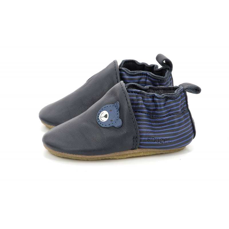 Chaussons cuir tannage végétal Doubear Crp