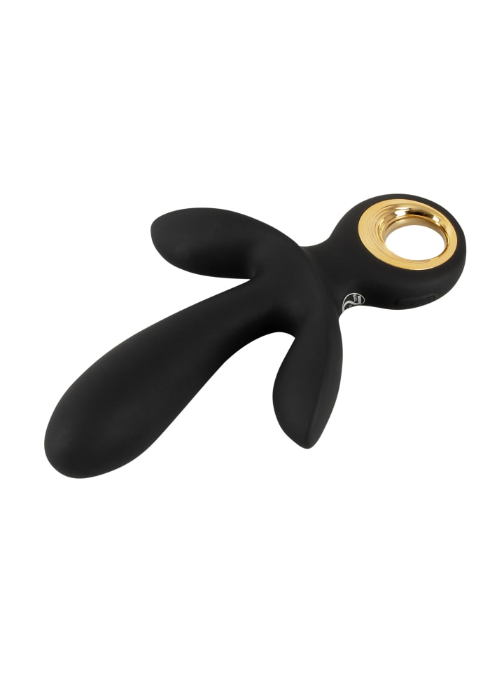 You2Toys Triple-Vibrator Inflatable Triple Vibrator in schwarz günstig kaufen 18,8 cm