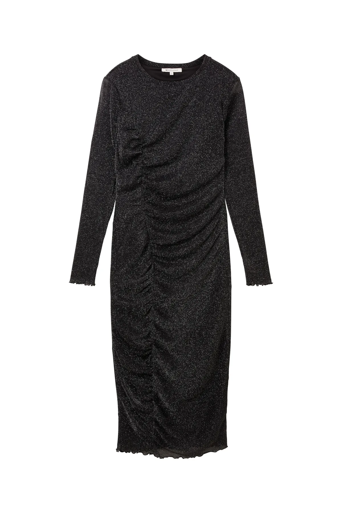 Tom Tailor Denim  Kleid Damen/Mädchen schwarz glitzernd
