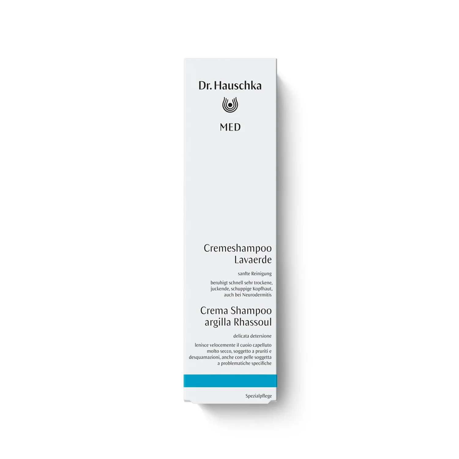 Dr. Hauschka MED Rhassoul Clay kremasti šampon - nežen šampon, nega lasišča