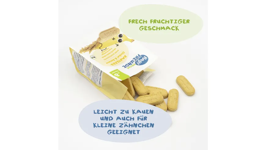 Freche Freunde Bio Babykekse Dinkel & Banane 100 g