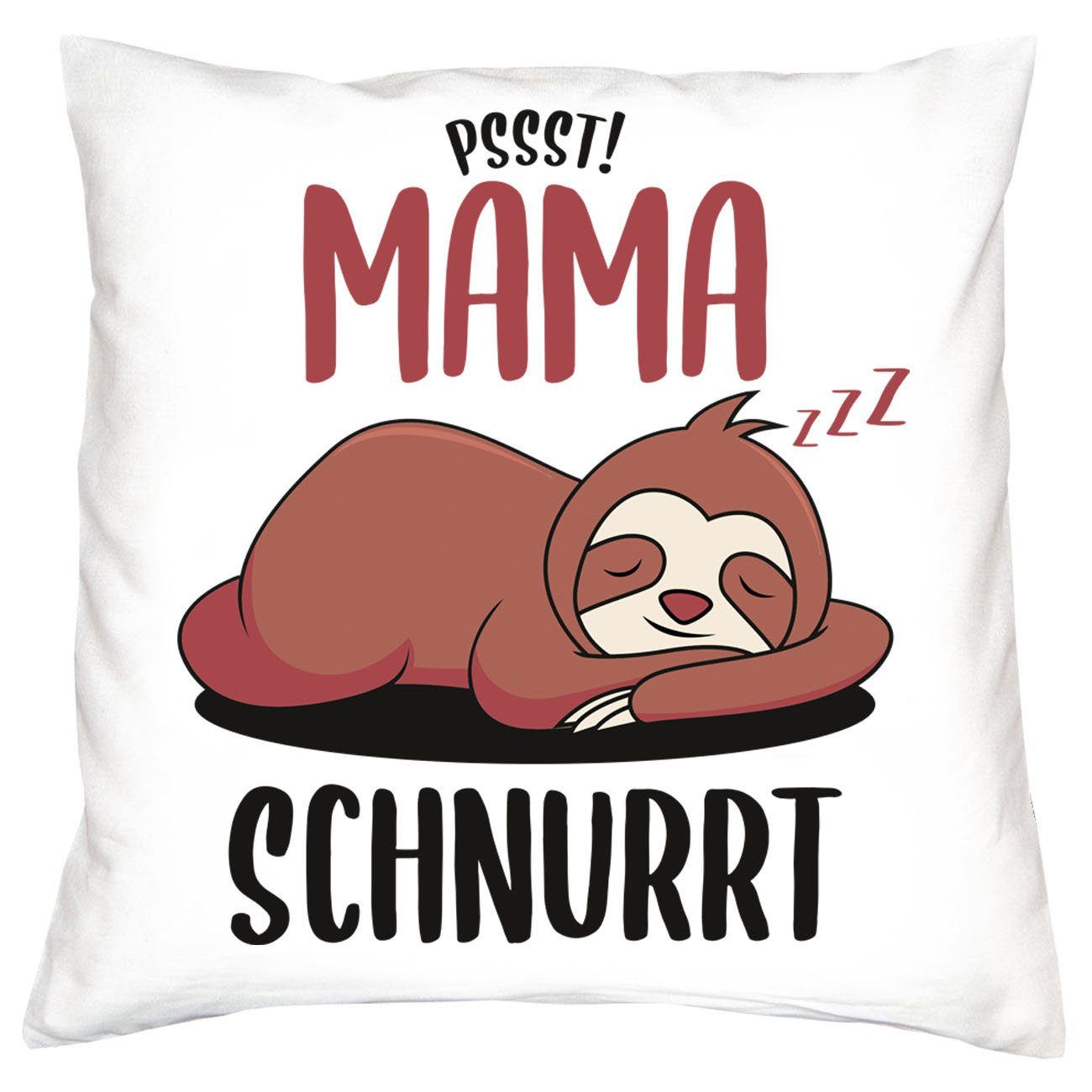 Soreso® Dekokissen Geschenk Set Mama Papa Weihnachten 2 Kissen Eltern Weihnachtsgeschenk, Geschenk-Set