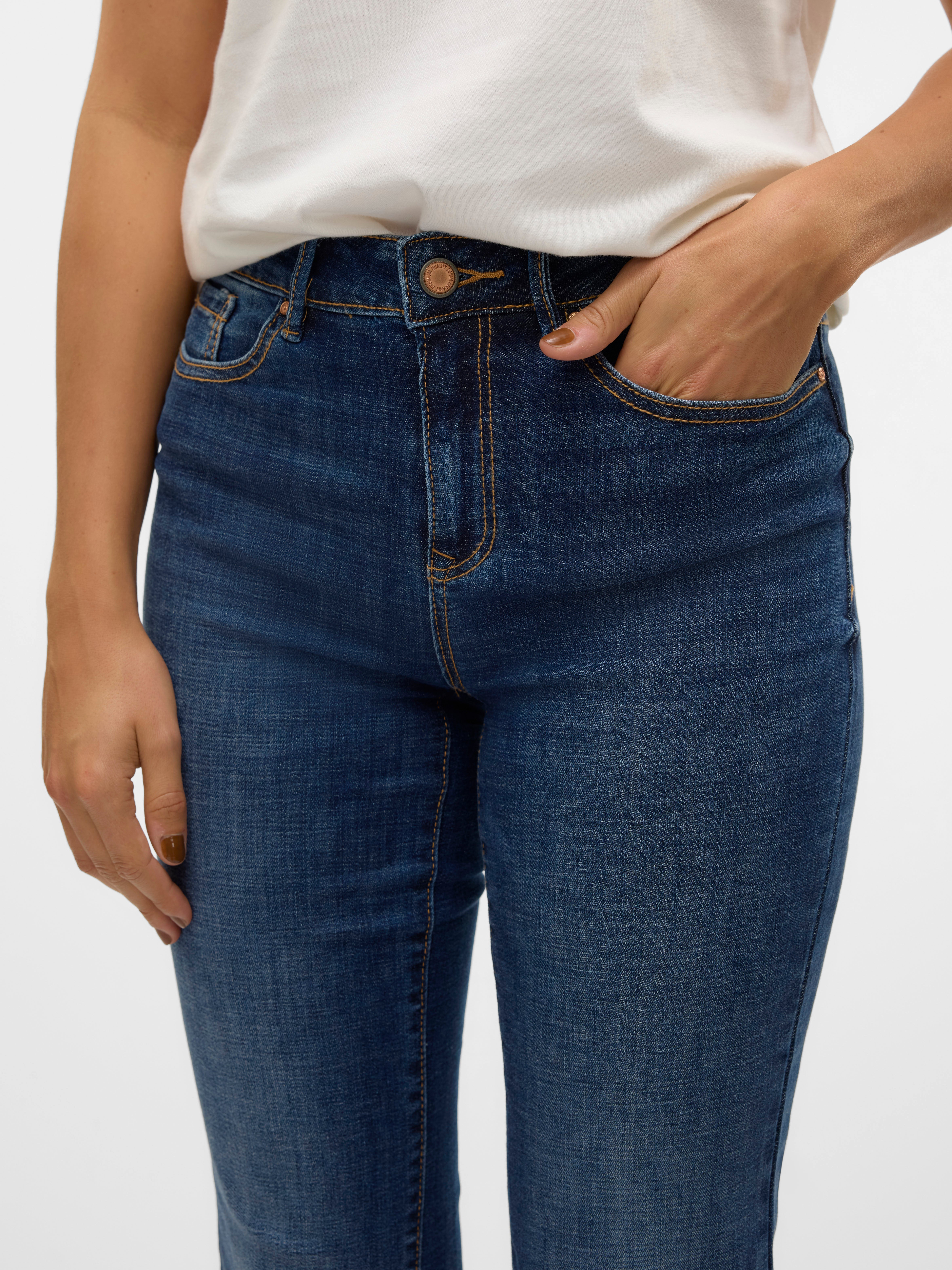 VMFLASH Mid Rise Gerade geschnitten Jeans
