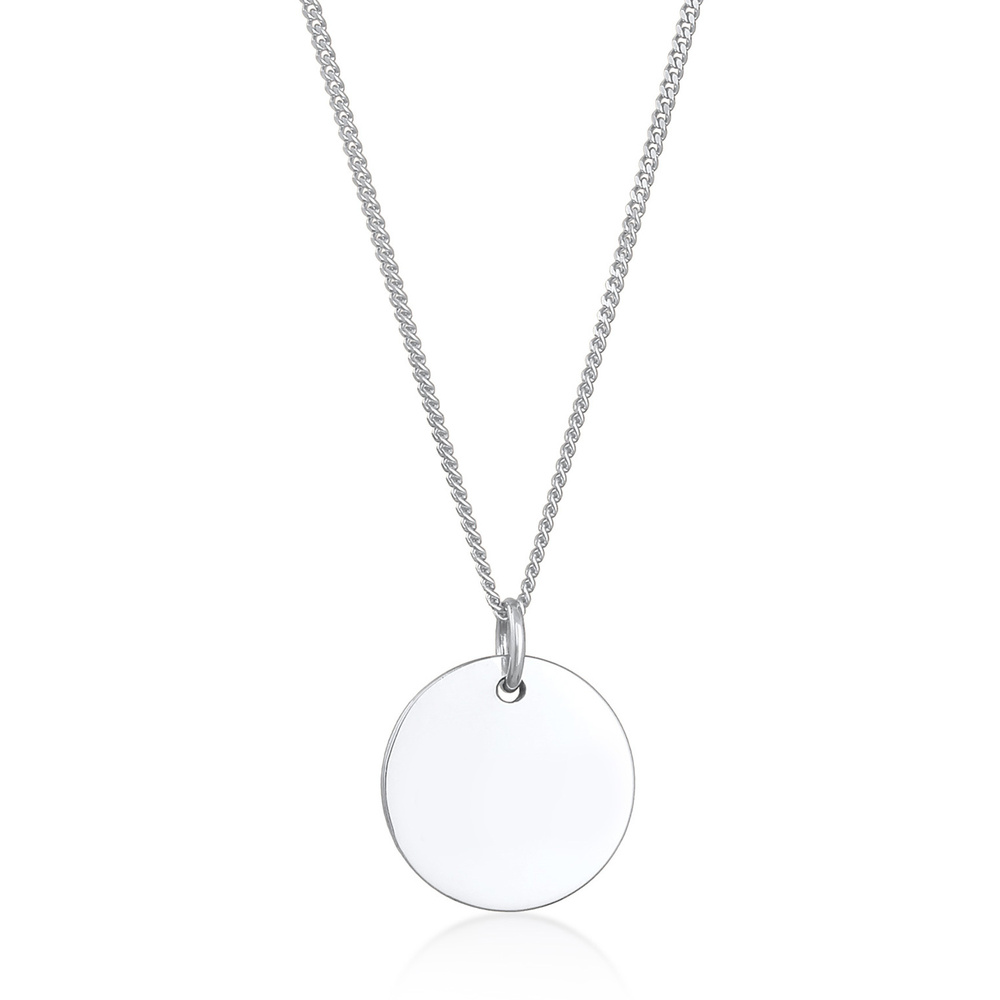 Elli Elli Collier Pendentif femme plaque de base en argent 925 sterling Bijoux