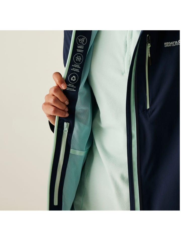 Regatta Birchdale II Funktionsjacke mit Kapuze in Navy günstig kaufen