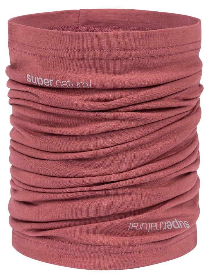 super.natural Merino Multifunktionstuch WANDERLUST NECKWARMER in Rosa günstig kaufen onesize
