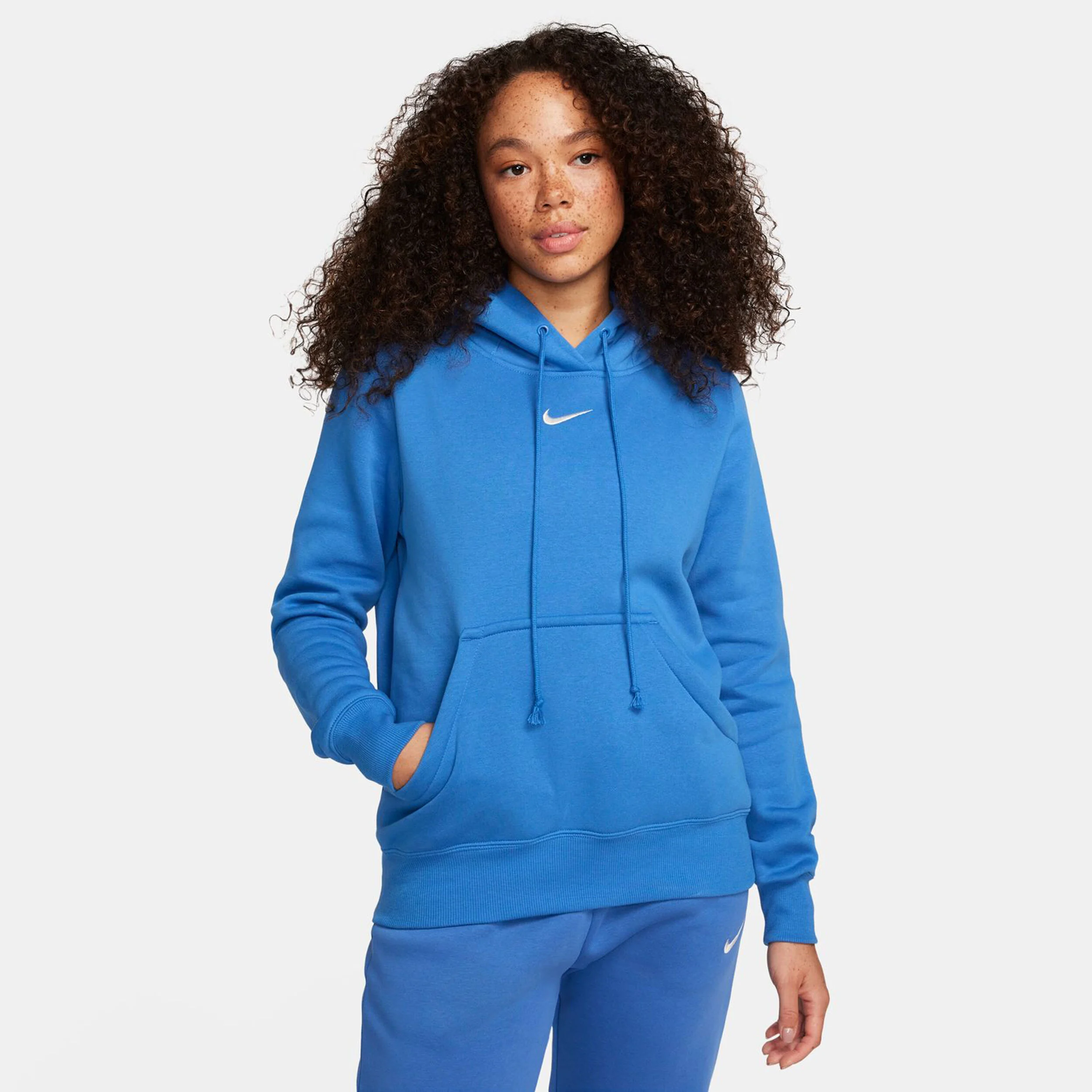 PHNX Fleece Standard Hoody Damen - Blau