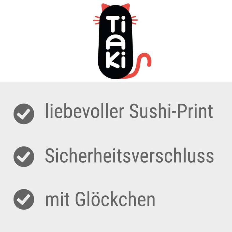 TIAKI Katzenhalsband Sushi zu TOP-Preisen