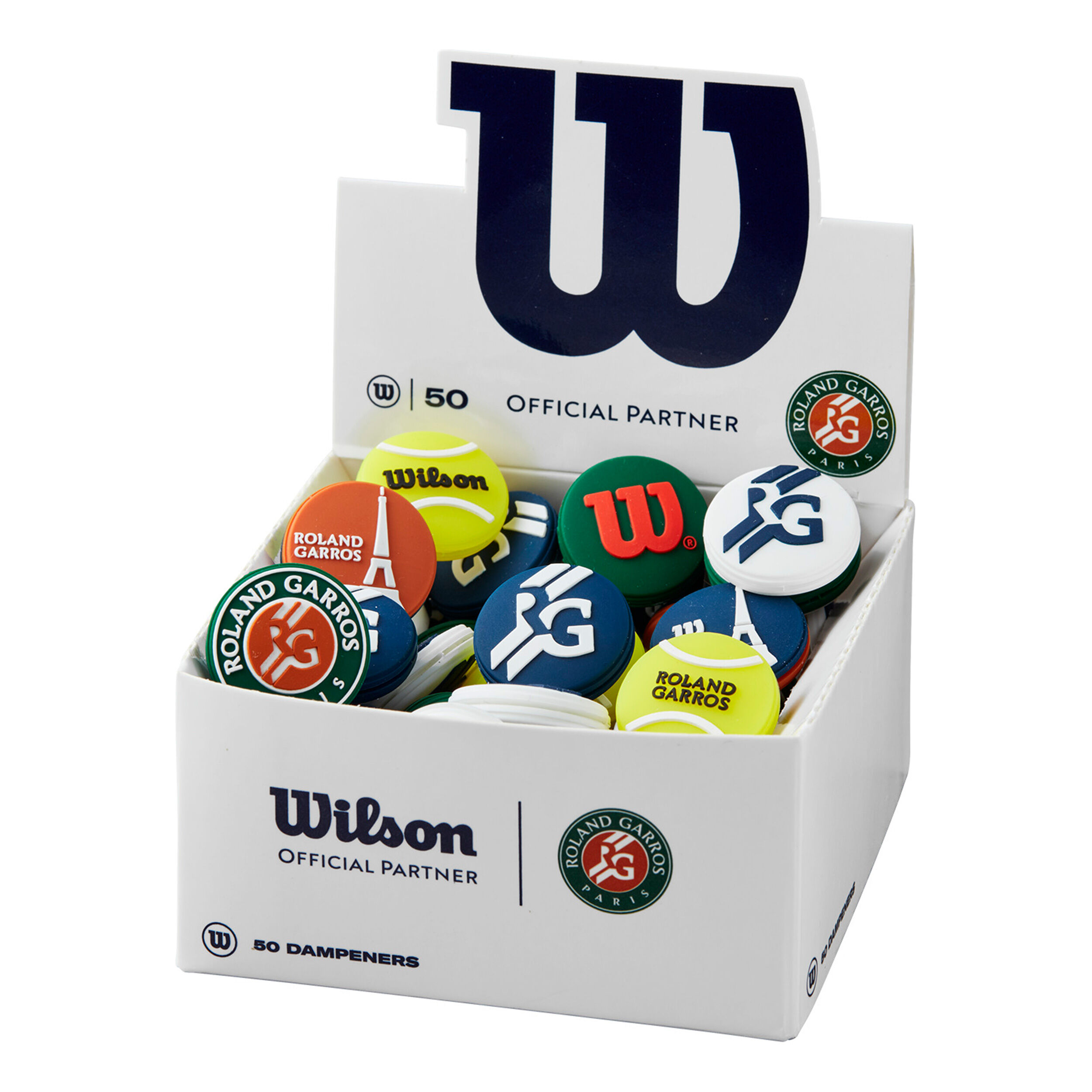 Roland Garros 2022 Dämpfer 50er Box - Blau, Orange