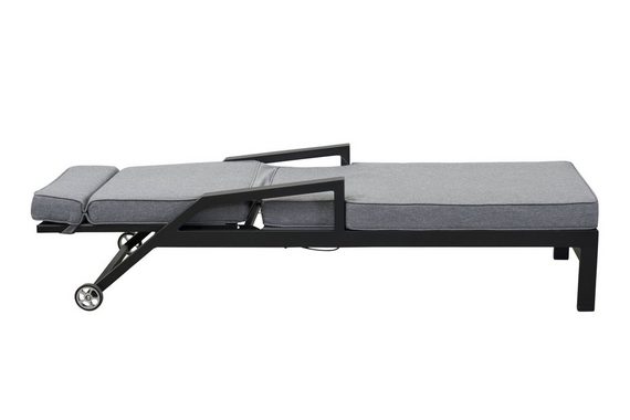 LC Garden Gartenliege LC Garden Sondrino Liege Aluminium/Textilene inkl. Kissen, 1