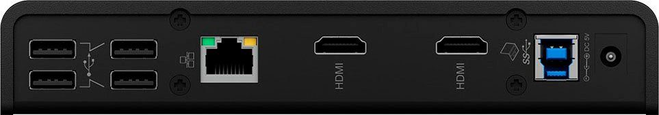 ICY BOX Laptop-Dockingstation ICY BOX USB 3.0 Notebook DockingStation, DisplayLink, 2x HDMI