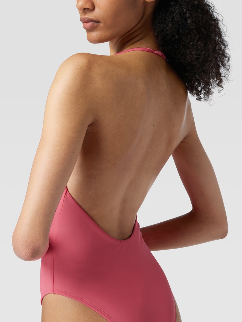 Badeanzug mit Stretch-Anteil in pink