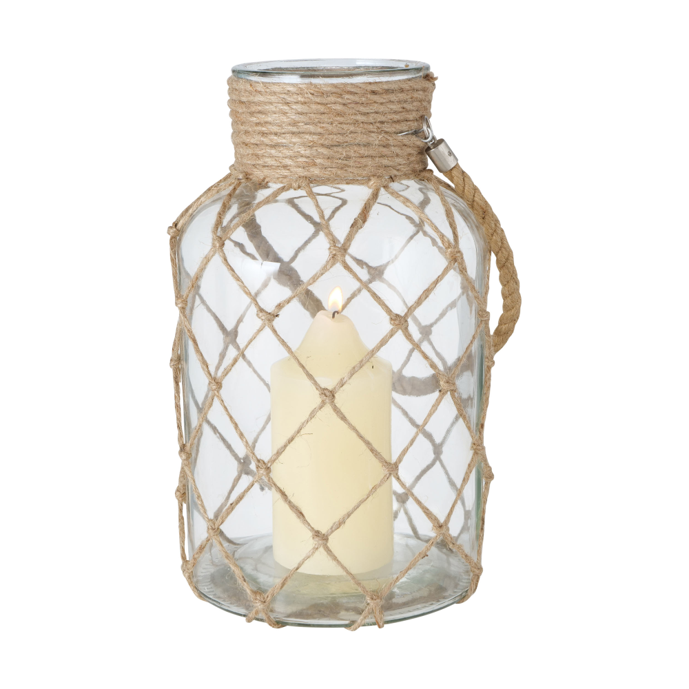 Windlicht Catch klar/beige