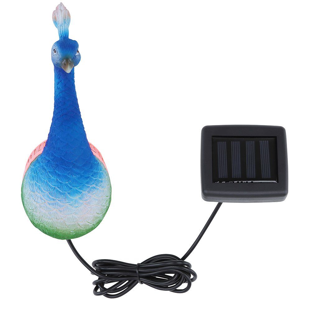 etc-shop LED Dekofigur, LED-Leuchtmittel fest verbaut, Farbwechsel, RGB LED Außen Solar Leuchte Deko Strahler Garten Wand