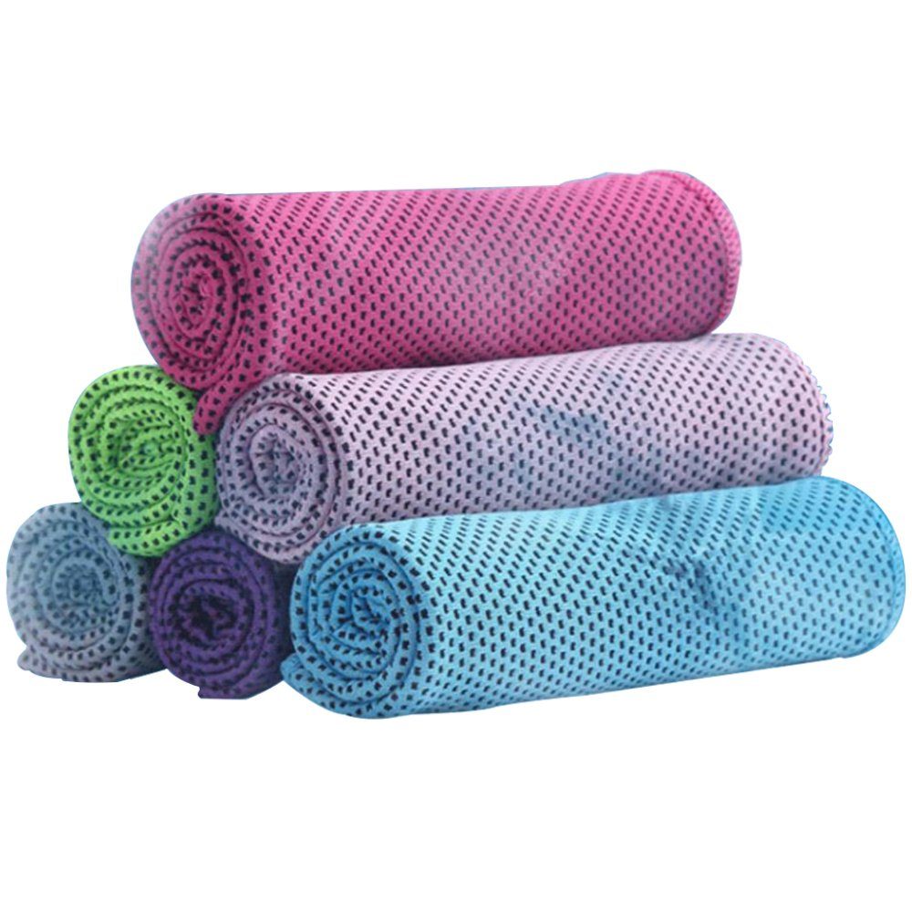 FeelGlad Sporthandtuch 6 Stück Kühlende Sporthandtücher Fitness, (6-St), schnelltrocknend
