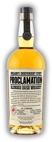 Proclamation Blended Irish Whiskey Proclamation Blended Irish Whiskey  0,7	 Liter - Vol 40,7%