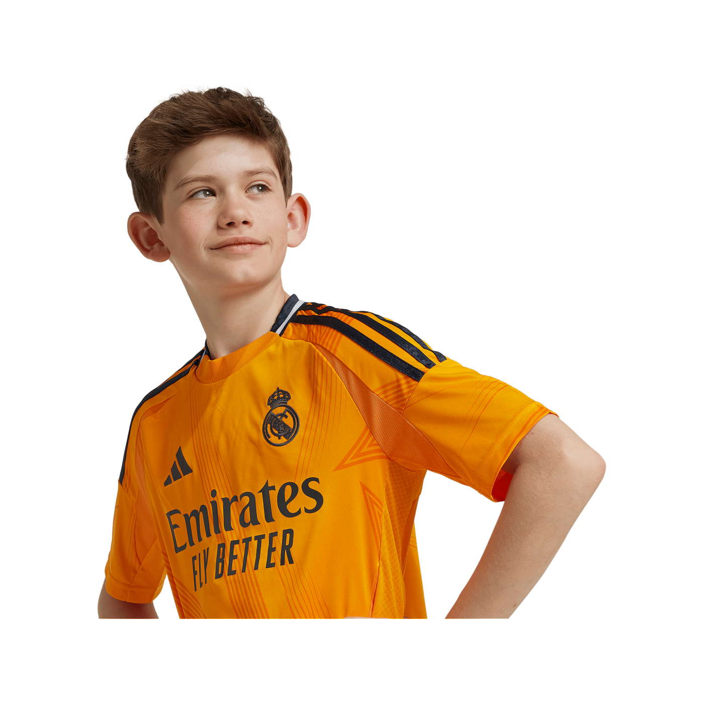 adidas Real Madrid Trikot Away 2024/2025 Kids Orange