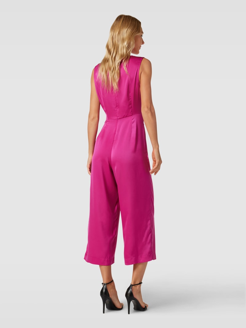 Jumpsuit in Wickel-Optik in pink