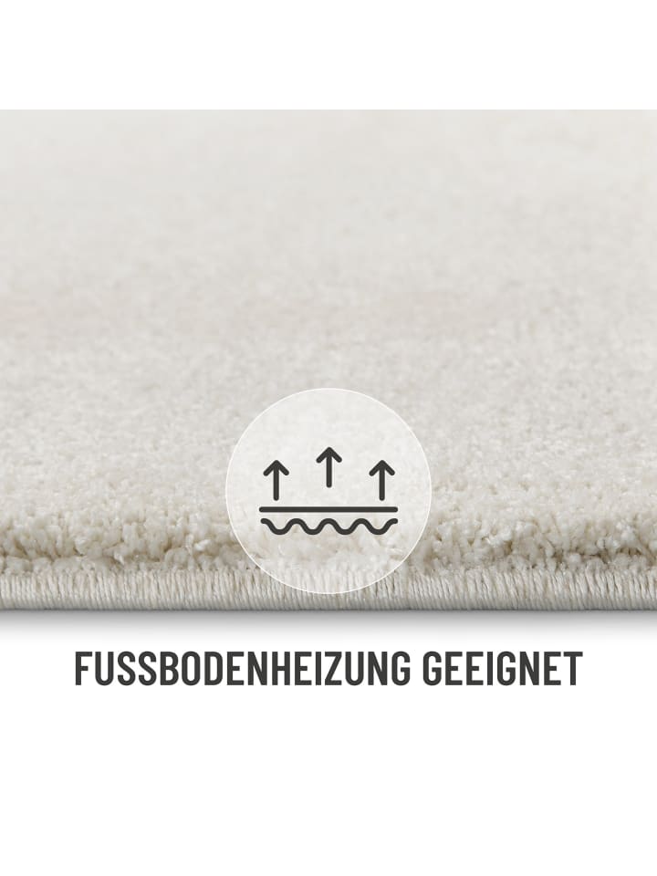 Homie Living Läufer Manta in creme weiß günstig kaufen