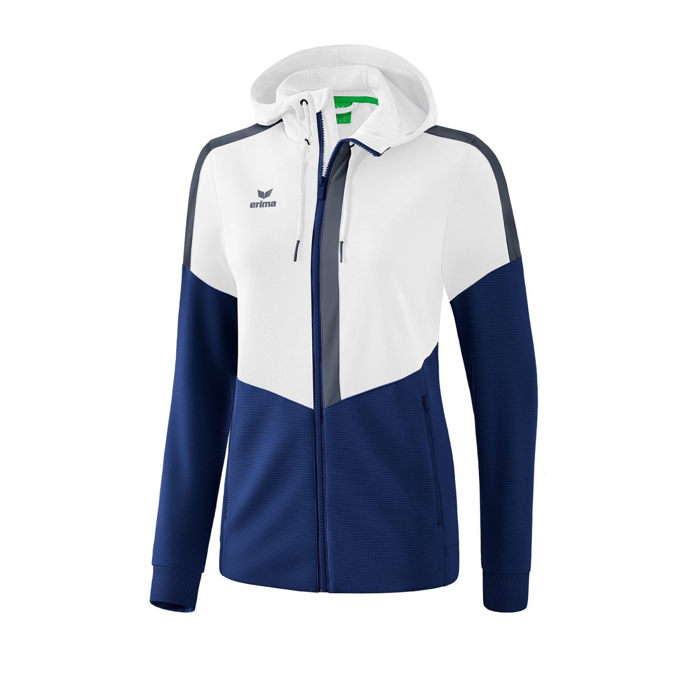 Erima Squad Kapuzen-Trainingsjacke Damen Weiss