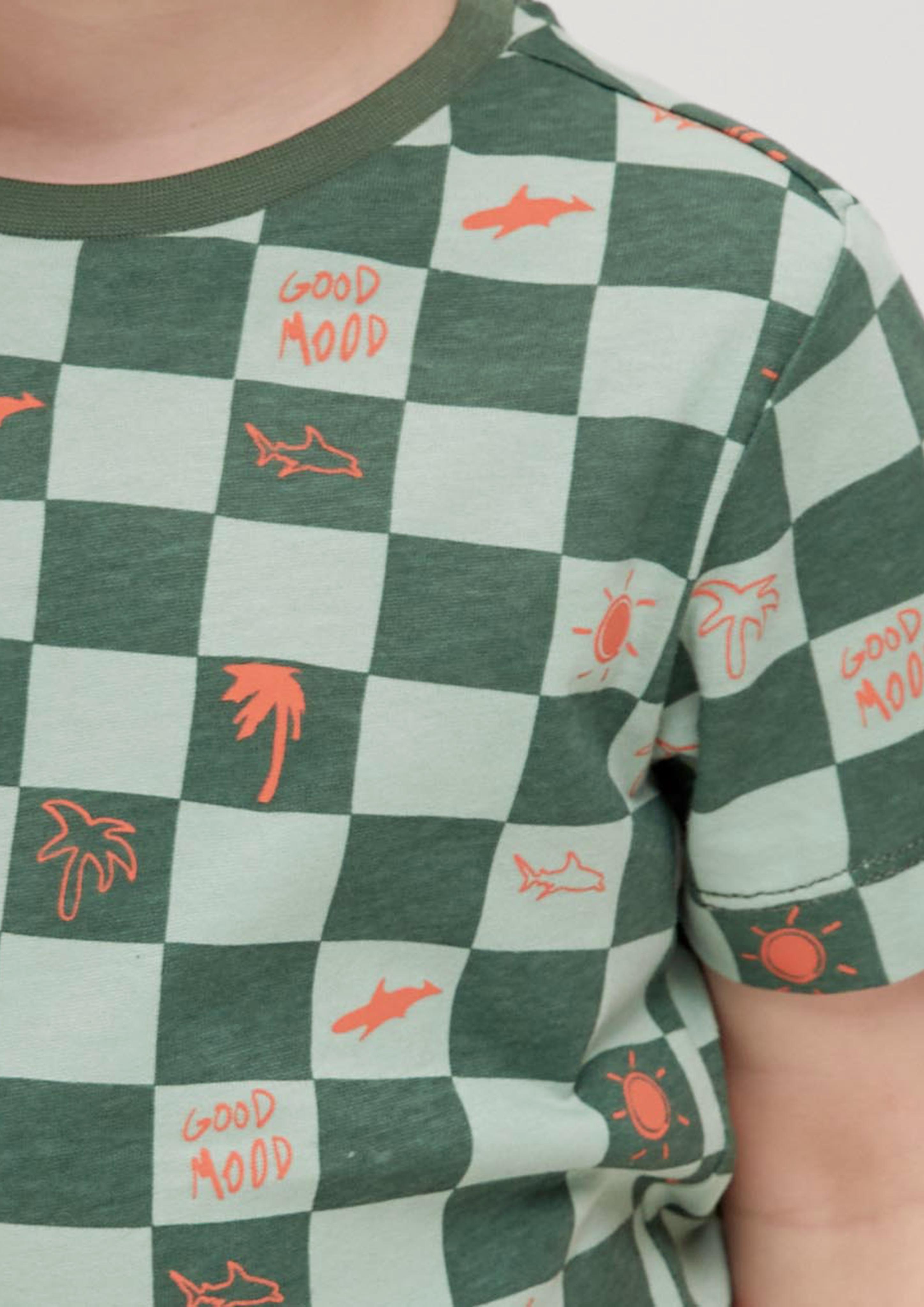 T-Shirt mit Karo-Muster  2130693-67A0