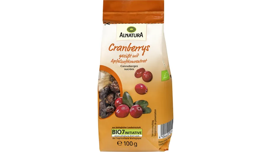 Alnatura Bio Cranberrys 100 g